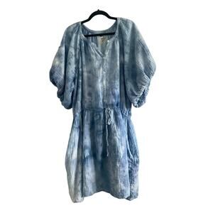 Old Navy Puff Sleeve Gauze Dress w/ Pockets